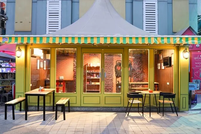 cafe lounge set at face film academy